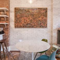 Dining Room With Mismatched Chairs 