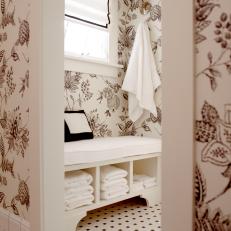 Charming Nook in Traditional Bathroom