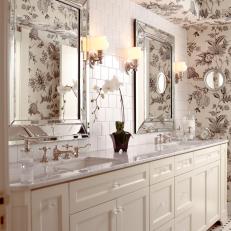 Black & White Bathroom Is Bright, Sophisticated