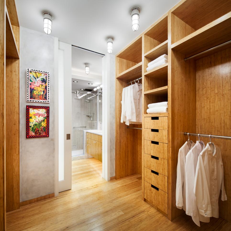 Master Bath Leads to Walk-in Closet & Dressing Room | HGTV