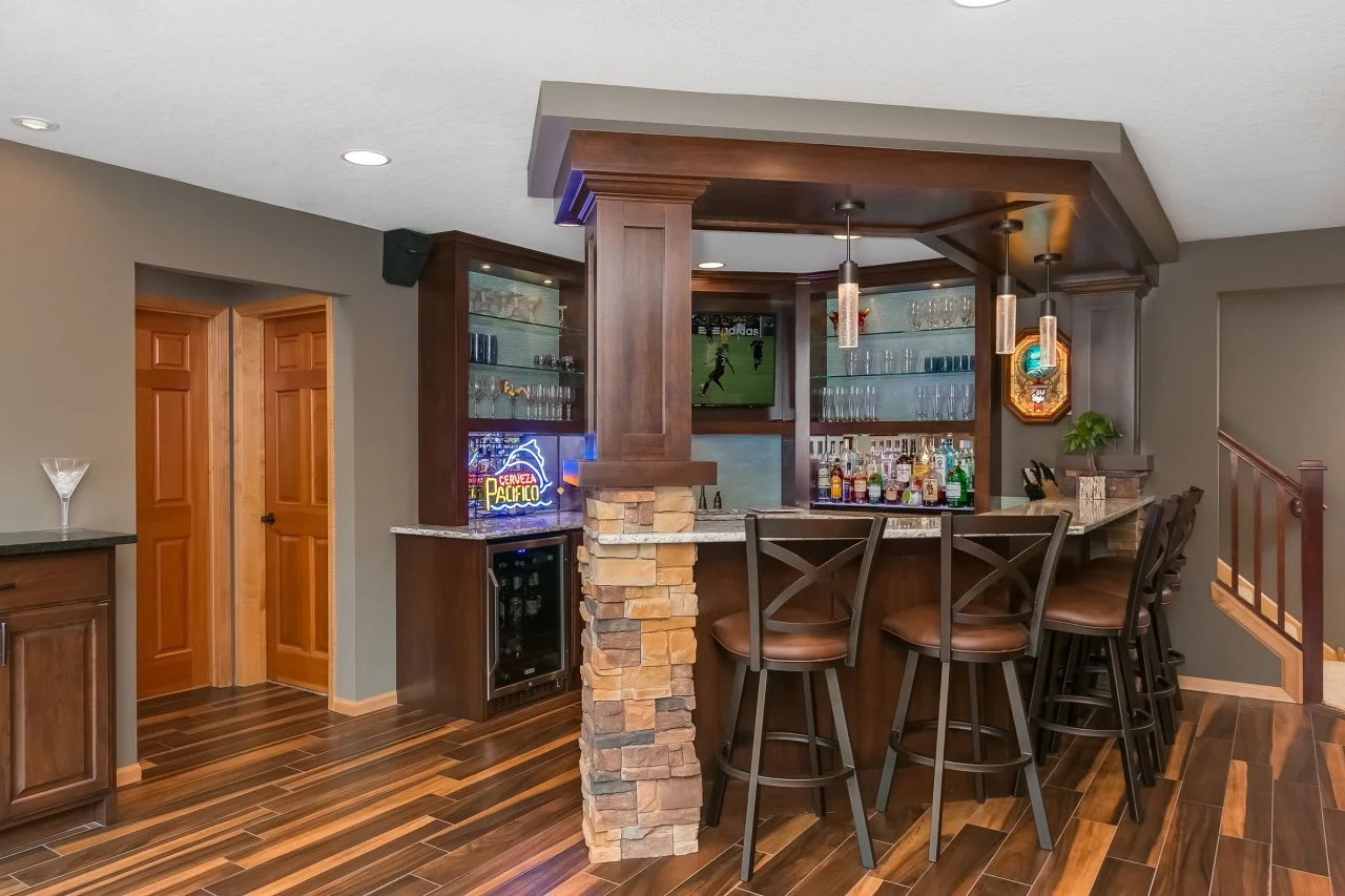 Design Ideas for Basement Bars Finished Basement Bar HGTV