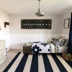 Vintage Furniture and Decor Add Fun Vibe to Boy's Room