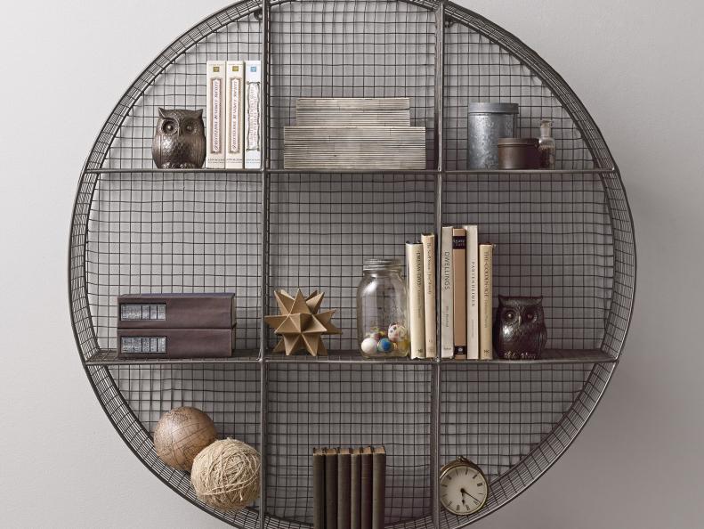 Industrial-Style Wire Cubby