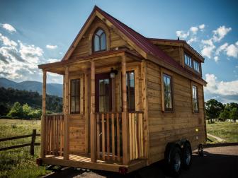 Tiny House With Petite Front Porch