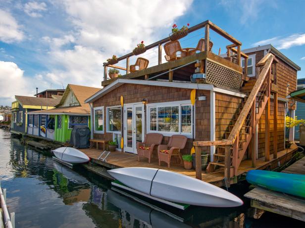 Renovated Houseboat In Seattle Hgtv Renovated Houseboat In Seattle