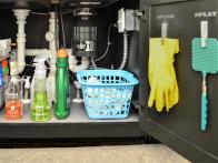 Clever Solutions for Cluttered Cabinets
