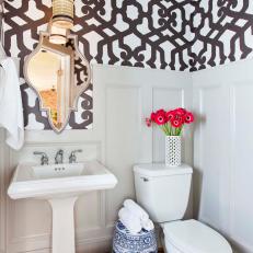 Powder Room With Punch