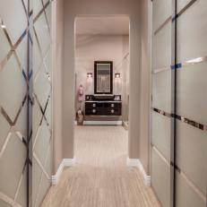 Transitional Master Bathroom and Closets