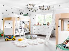 Kids' Bedroom With Pair of Bunk Beds