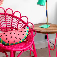 Watermelon-Inspired Kids' Room Decor