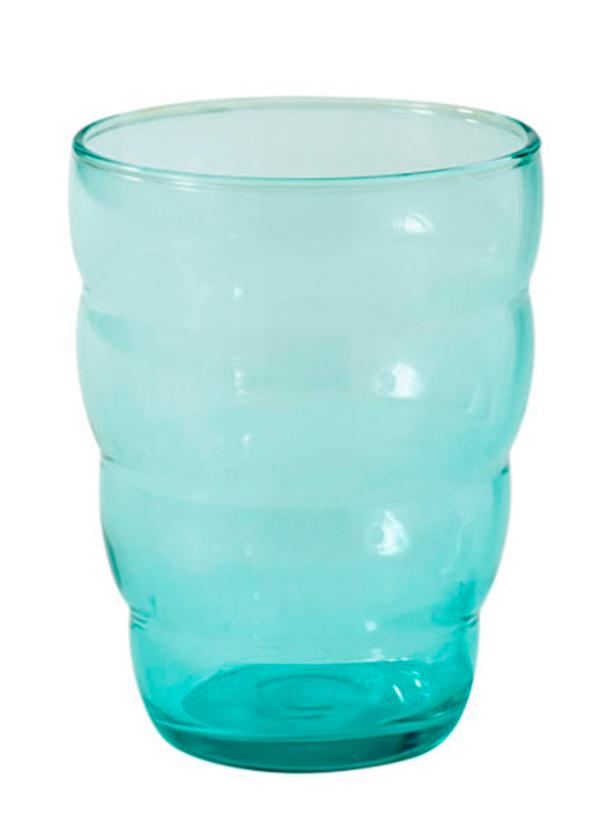 turquoise glassware