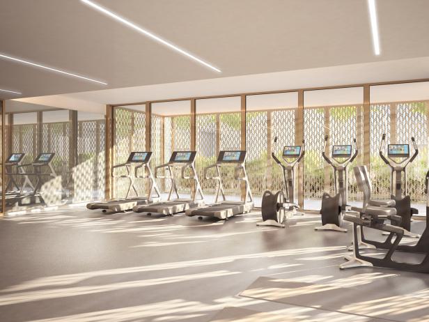 Modern Fitness Center in Miami
