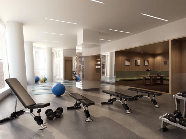 Modern Fitness Center in NYC