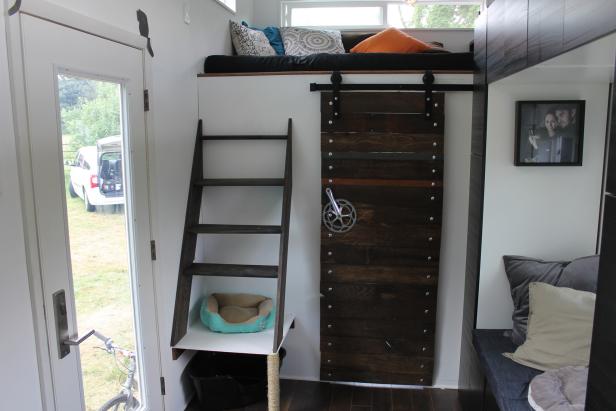 Tiny Home With Cat Bed