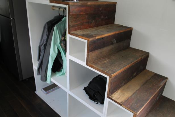 Staircase With Built-In Storage