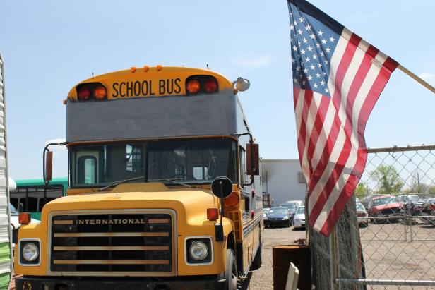 School Bus Converted to Tiny House