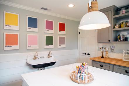 Try a Color Swatch Gallery Wall