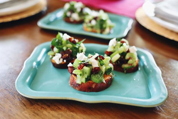 sweet potato celery salad appetizer