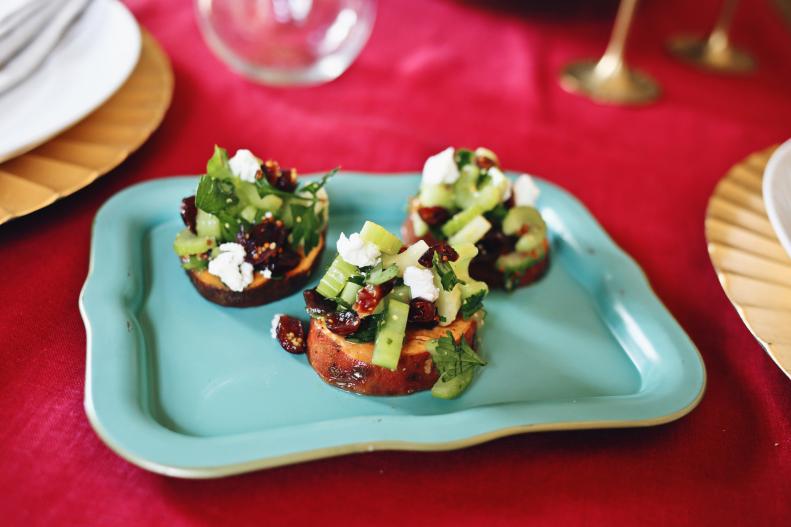 sweet potato celery salad appetizer