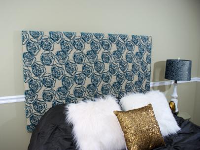 Padded fabric deals headboard