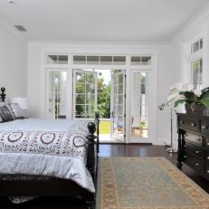 White Guest Bedroom is Coastal and Bright