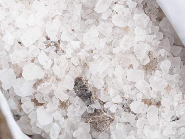 Rock salt is a popular ice melting salt product. 