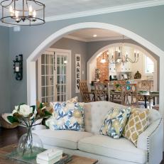Archway Between Living and Dining Room