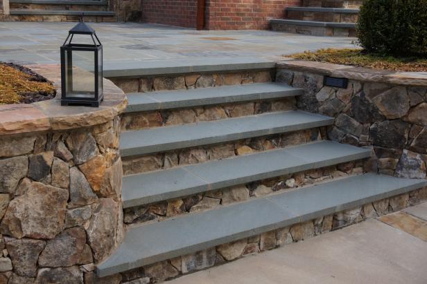 Outdoor Stone Steps | HGTV