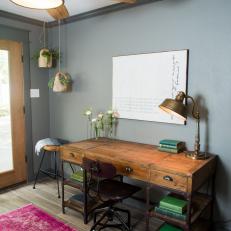 Rustic Industrial Home Office