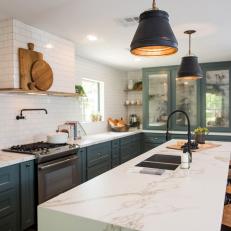 Maximized Kitchen Space with Large Island