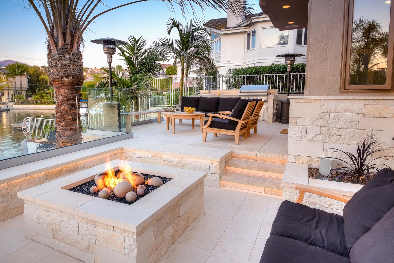 Contemporary Limestone Patio In California Hgtv