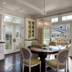 Traditional Breakfast Room Abounds in Architectural Detail