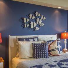 Blue Guest Room with Beach Theme