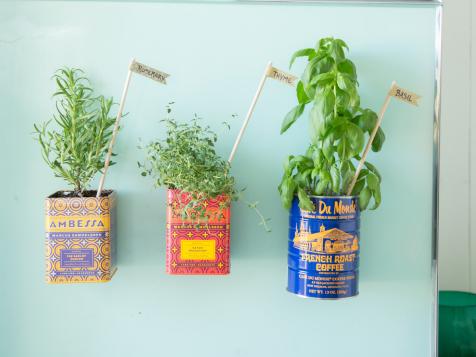 Make a Magnetic Herb Garden for the Fridge