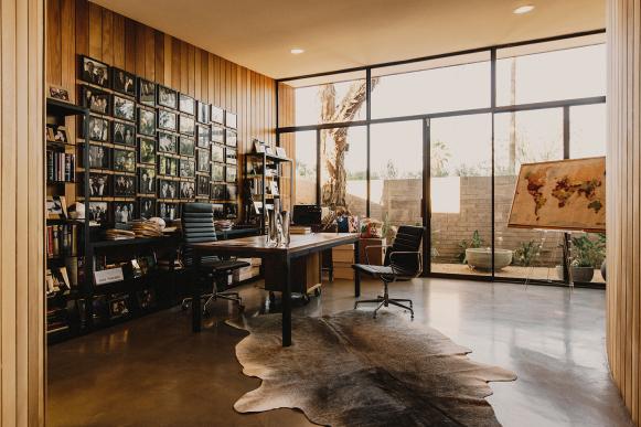Brown Urban Contemporary Office