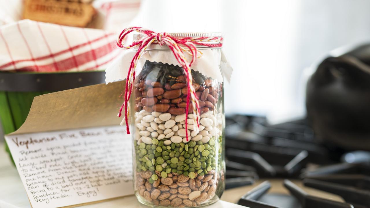 Tex Mex Vegetable soup mix in a jar a great gift idea