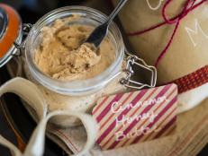 This delicious combination of homemade cinnamon honey butter and cornbread mix makes for a lovely holiday present.