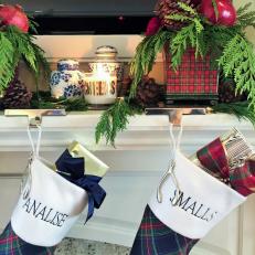 Plaids, Pomegranates and Pinecones Add Classic Style to Holiday Decor