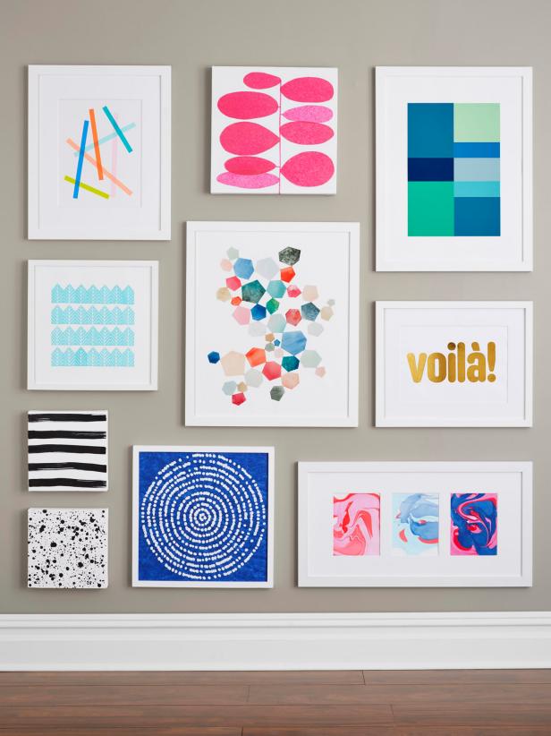 9 Easy DIY Wall Art Ideas HGTV   1450877257638 