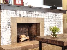 Contemporary Neutral Fireplace Surround 