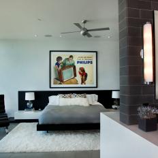 Contemporary Master Bedroom is Urban, Chic