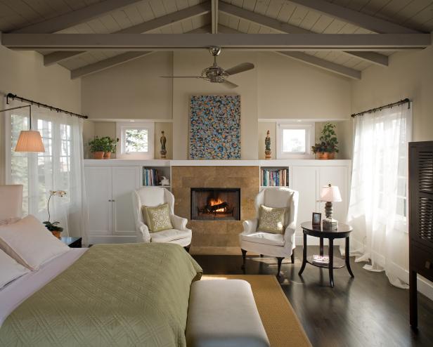 Neutral Rustic Master Bedroom