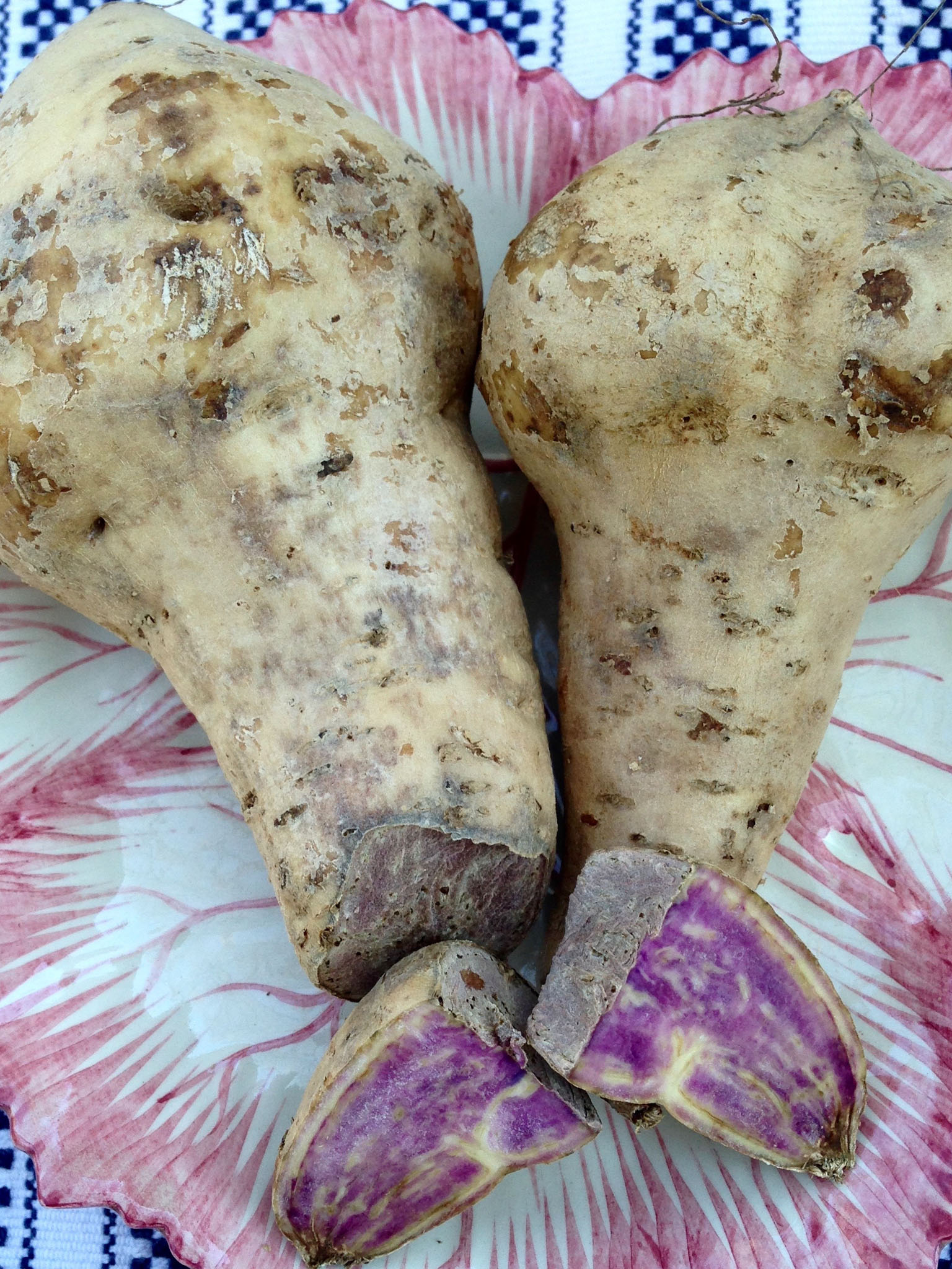 grated purple yam