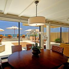 Dining Room With View Onto Seaside Patio