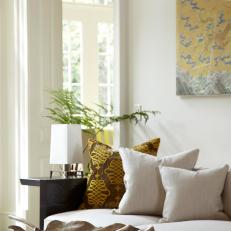 Neutral Asian-Inspired Living Room Is Calm, Airy