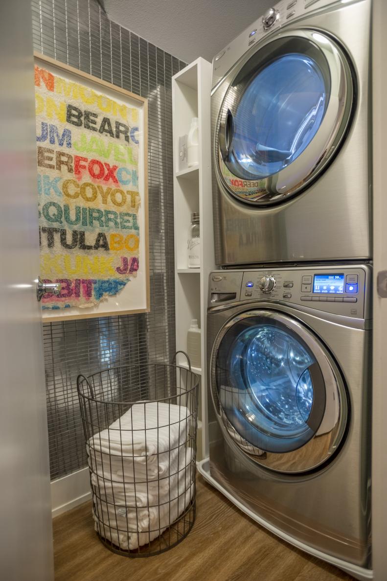 HGTV Smart Home 2015 laundry room.