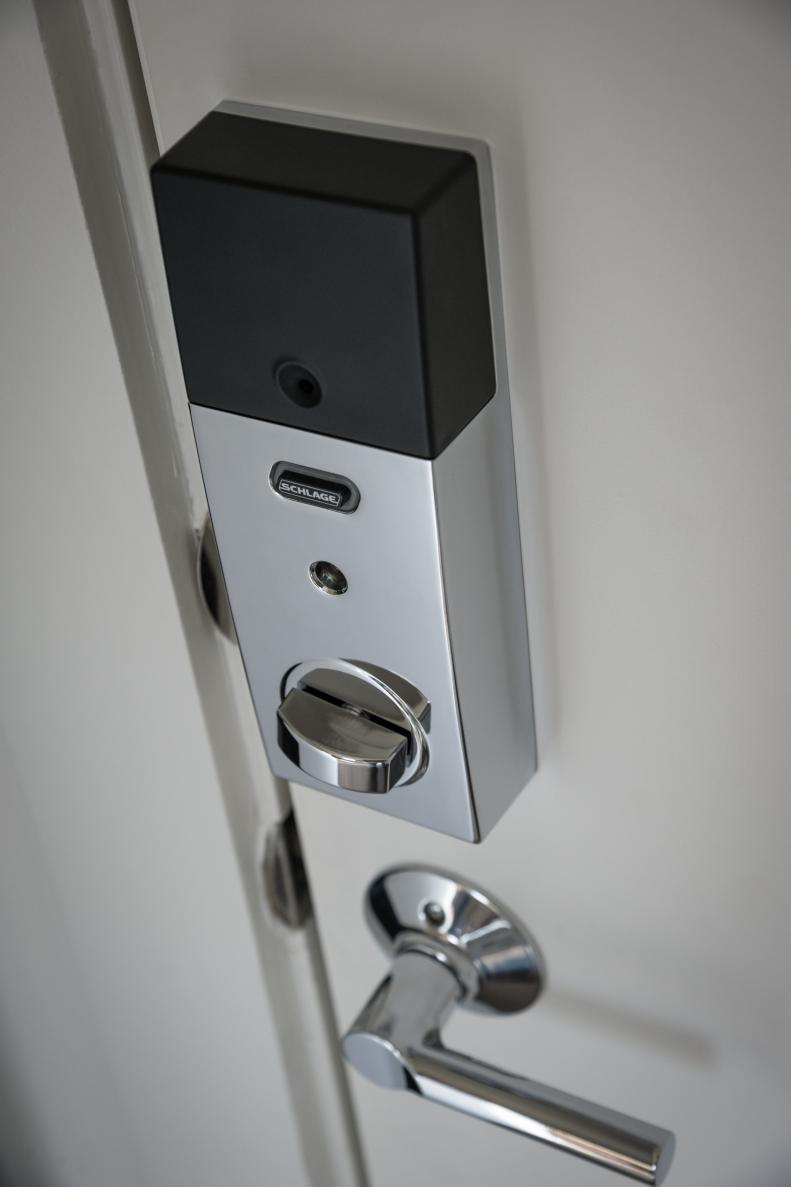 Deadbolt lock from HGTV Smart Home 2015. 