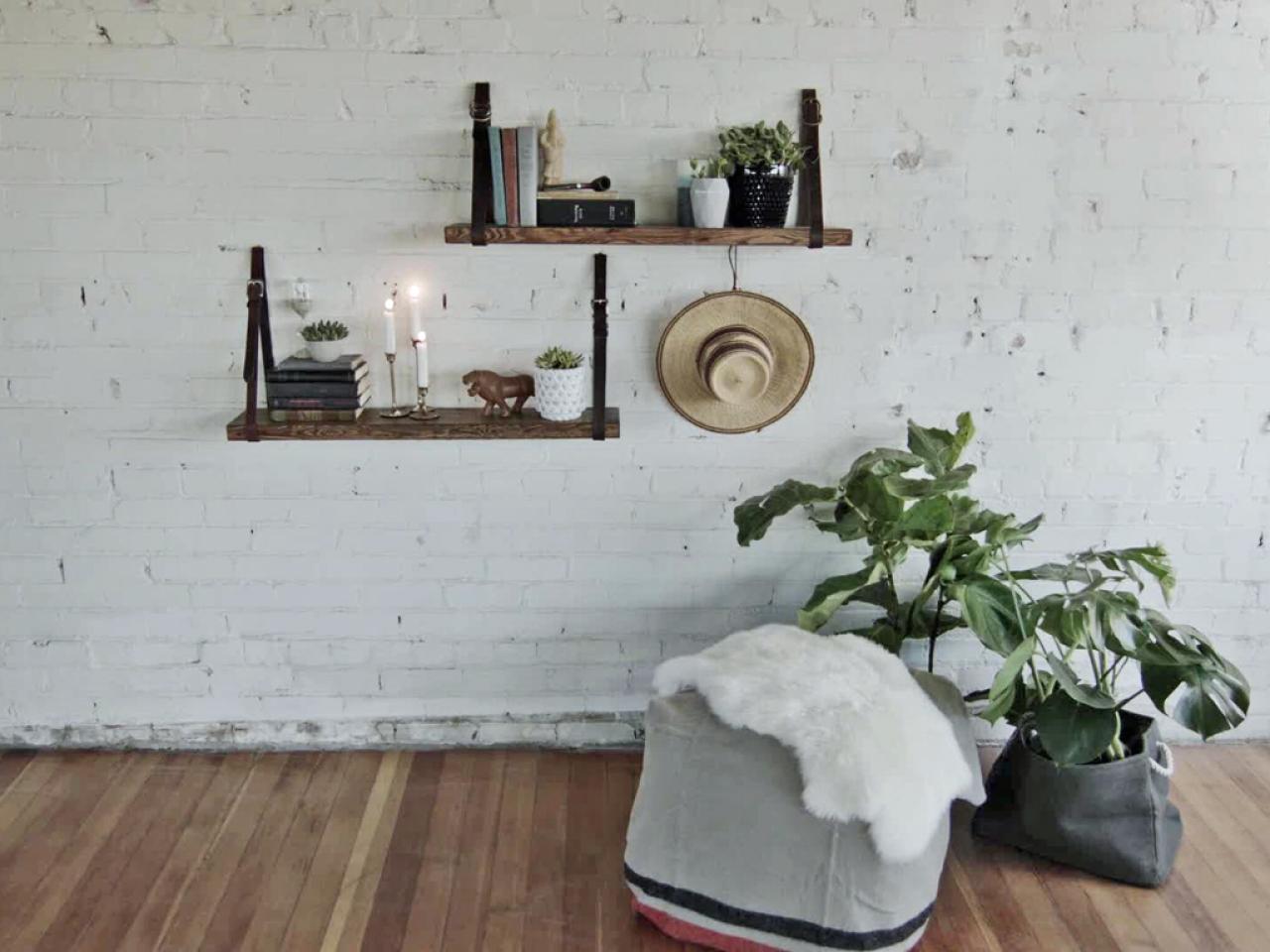 Make A Floating Bookshelf Using Old Belts Danmade Watch Dan