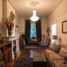 Lush Victorian Living Room 