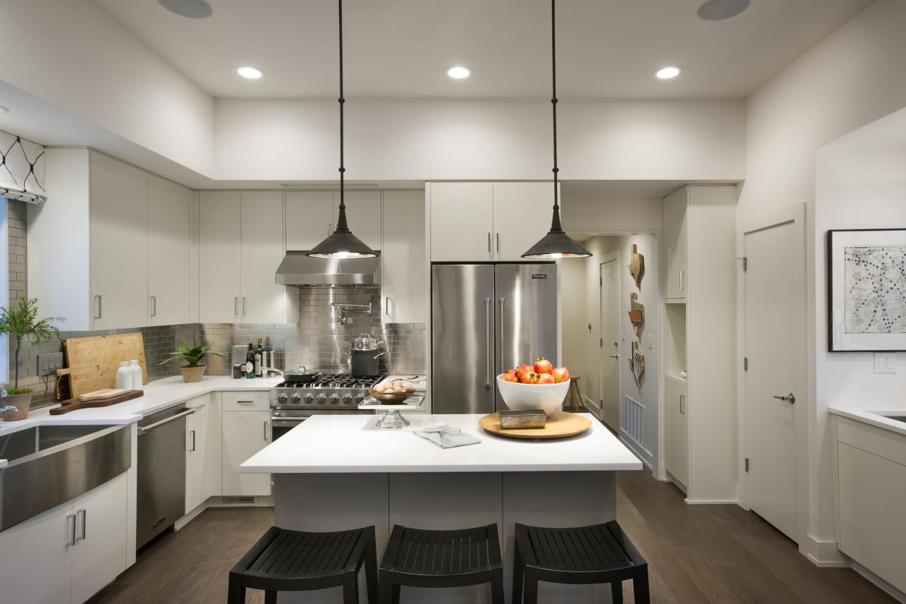 Recessed And Hanging Lights In High Ceiling Hgtv